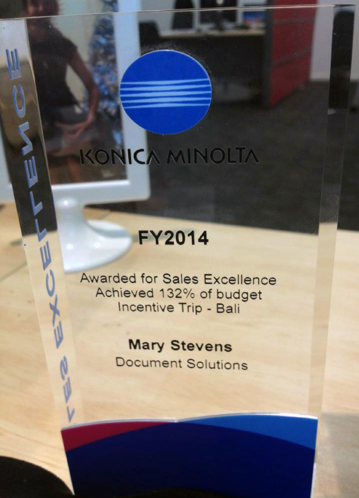 Sales Excellence Award Winner Sales Excellence Award Winner