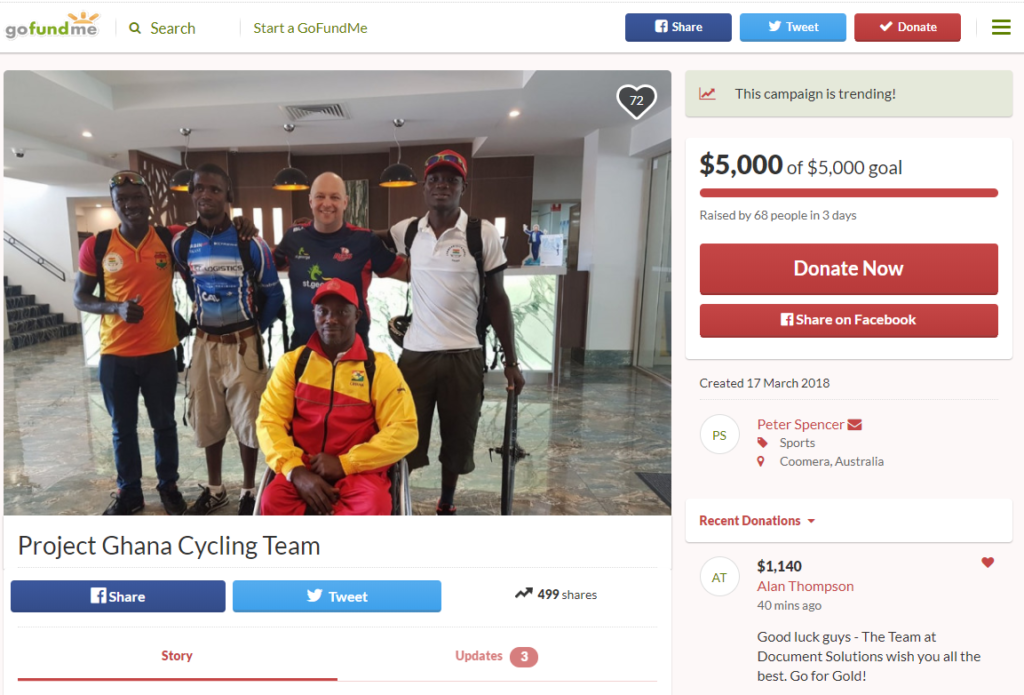 Project Ghana Cycling