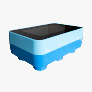 HDi Mini Block Blue Plastic table with Interactive Screen on top