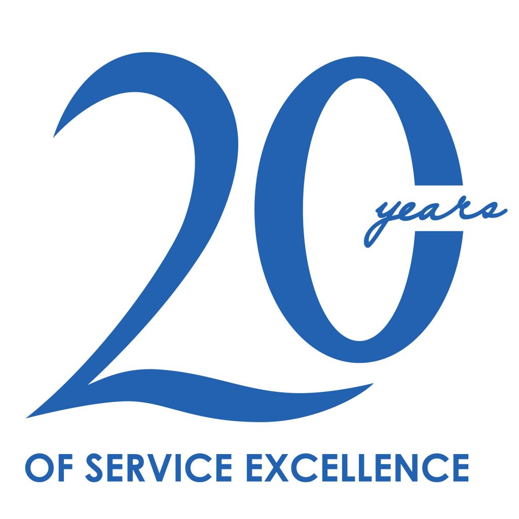 HARDWARE Document Solutions 20 years of service excellence logo