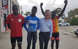 Alan Sponsors Ghana Cycling Team