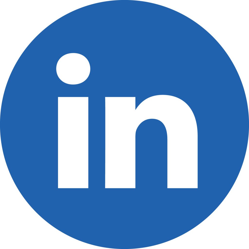 LinkedIn icon blue