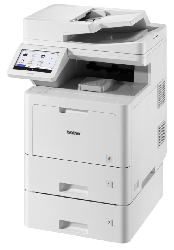 Brother MFC-L9670CDN Printer with small stack