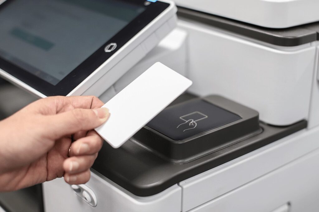 Print Management Software: Streamlining Your Printing Processes with PaperCut Using a keycard in papercut