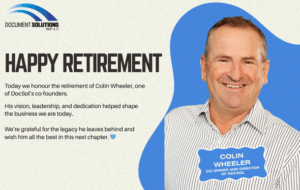 Our History 2025 Colin Wheeler Retires